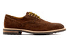 Napoli Italian Suede Wingtip - Snuff