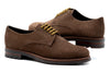 Napoli Premium Italian Suede Plain Toe - Earth