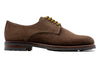 Napoli Premium Italian Suede Plain Toe - Earth