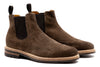Napoli Italian Suede Chelsea - Earth