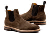 Napoli Italian Suede Chelsea - Earth