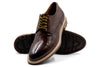 Napoli Italian Saddle Leather Cap Toe - Walnut