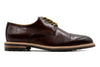 Napoli Italian Saddle Leather Cap Toe - Walnut