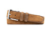 Bill Safari Kudu Suede Belt - Tobacco