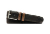 Bill Kudu Leather Belt - Dark Chocolate