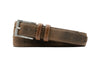 Bill Kudu Leather Belt - Mocha