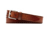 Hayden Bridle Leather Belt - Chestnut