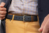 Bermuda Braid Nubuck Belt - Navy
