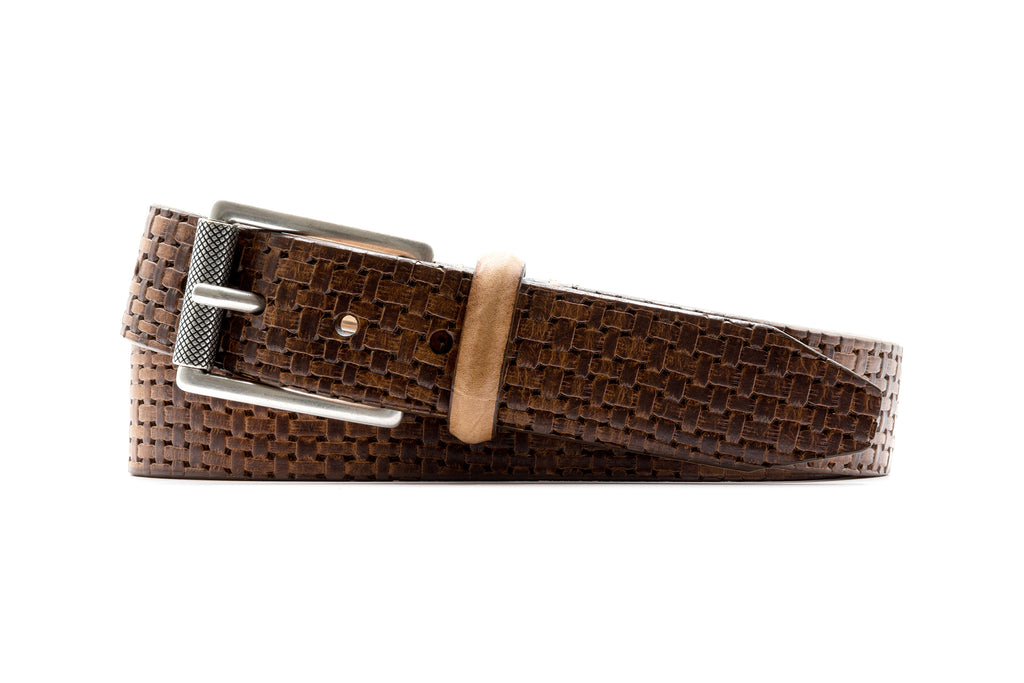 Jackson Vintage Italian Saddle Leather Belt - Chestnut