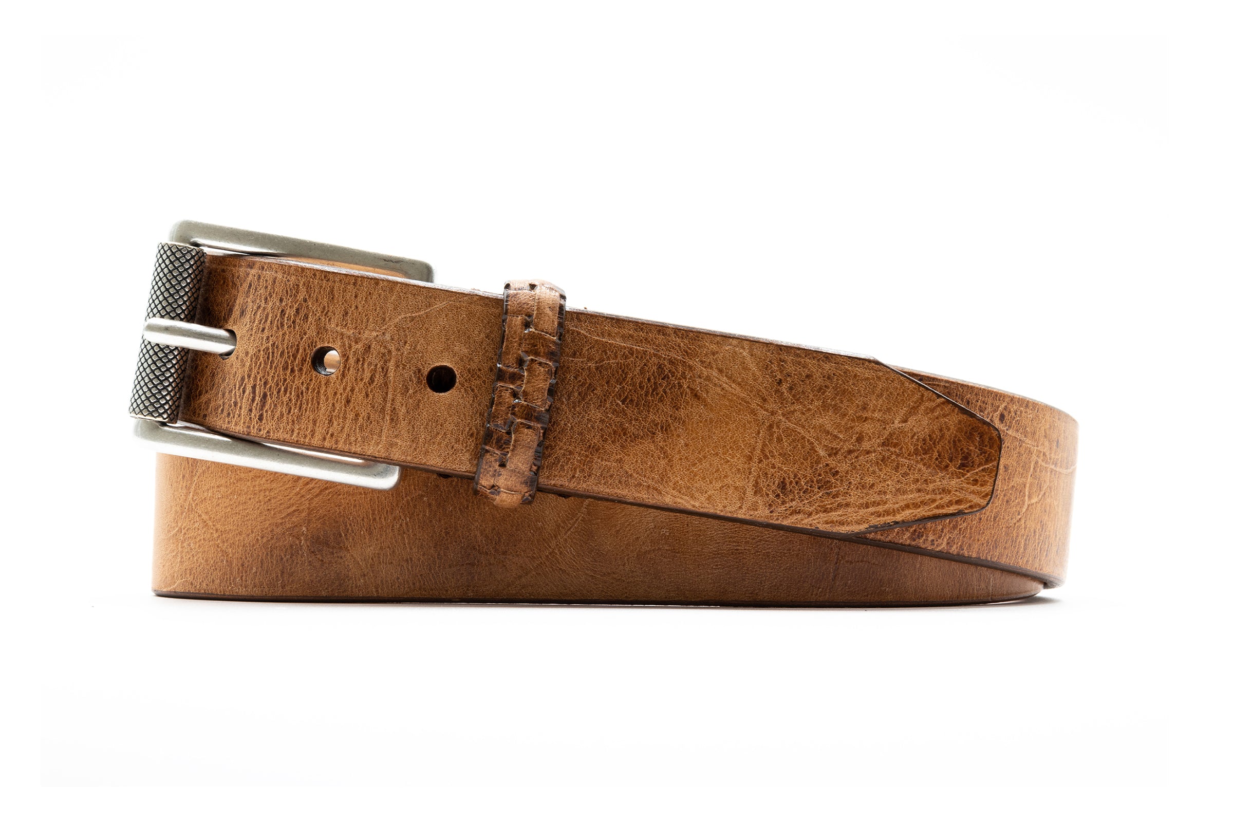 Jackson Italian Saddle Leather Belt - Saddle Tan