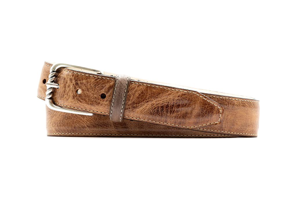 Canyon Vintage Italian Saddle Leather Belt - Silt