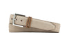 Bermuda Braid Nubuck Belt - Putty