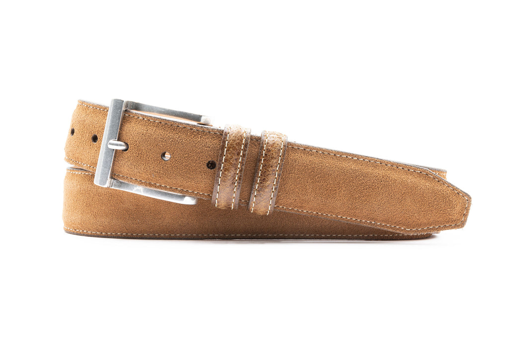 Bill Suede Belt - French Roast