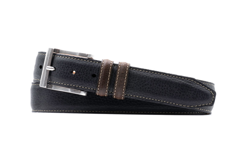 Bill Royal Bullhide Leather Belt - Black