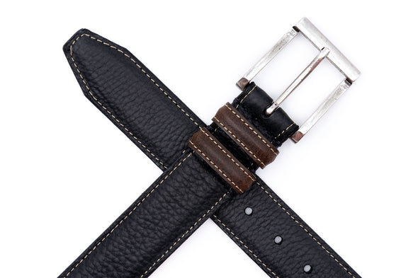 Bill Royal Bullhide Leather Belt - Black