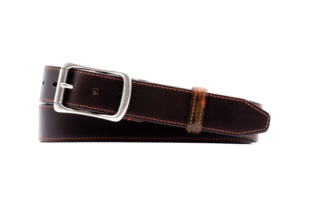 Sawyer Italian Saddle Leather Belt - Walnut