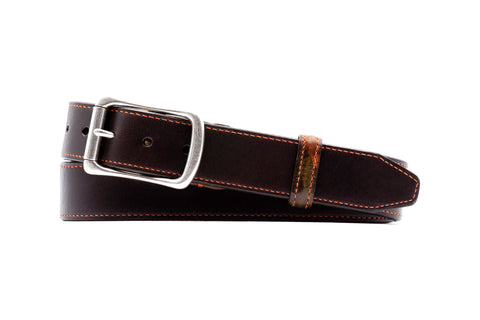 Sawyer Italian Saddle Leather Belt - Walnut | Martin Dingman display picture 1