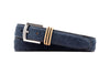 Bermuda Braid Nubuck Belt - Navy