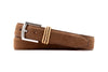 Bermuda Braid Nubuck Belt - Bark