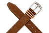 Bermuda Braid Nubuck Belt - Bark
