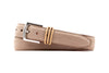 Bermuda Braid Nubuck Belt - Mushroom