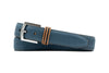 Bermuda Braid Nubuck Belt - Ocean