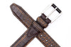 Holden Italian Alligator Grain Saddle Leather Belt - Old Wood
