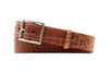 Hunter Italian Alligator Grain Belt - Vintage Cedar