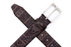 Santa Fe Italian Saddle Leather Belt - Walnut