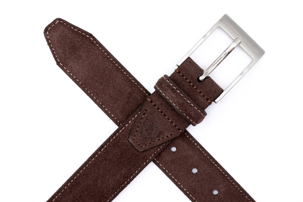 Royal Suede Belt - Chocolate