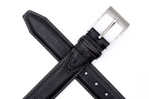 Royal Pebble Grain Belt - Black