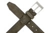 Royal Suede Belt - Dark Olive