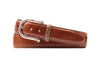 Tyler Italian Saddle Leather Belt - Whiskey