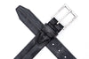 Austin Italian Saddle Leather Belt - Charcoal