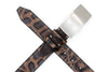 M Signature Alligator Grain Italian Bridle Leather Belt - Walnut