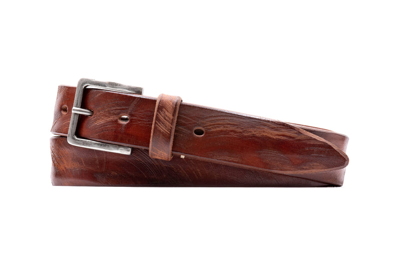 Artisan Bridle Italian Leather Belt - Chestnut
