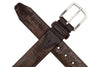 Mason Italian Leather Belt - Walnut