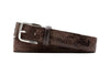 Mason Italian Leather Belt - Walnut