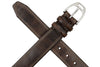 Derby Saddle Leather Belt - Walnut