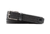 Lexington Braided Italian Saddle Leather and Elastic Belt - Slate