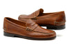 All American Saddle Leather Penny Loafers - Chestnut