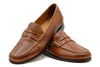 All American Saddle Leather Penny Loafers - Chestnut