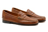 All American Saddle Leather Penny Loafers - Chestnut