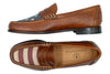 All American Saddle Leather Penny Loafers - Rust