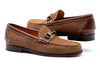 All American Suede Horse Bit Loafers - French Roast