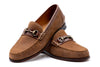 All American Suede Horse Bit Loafers - French Roast