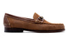 All American Suede Horse Bit Loafers - French Roast