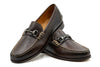 All American Saddle Leather Horse Bit Loafers - Walnut