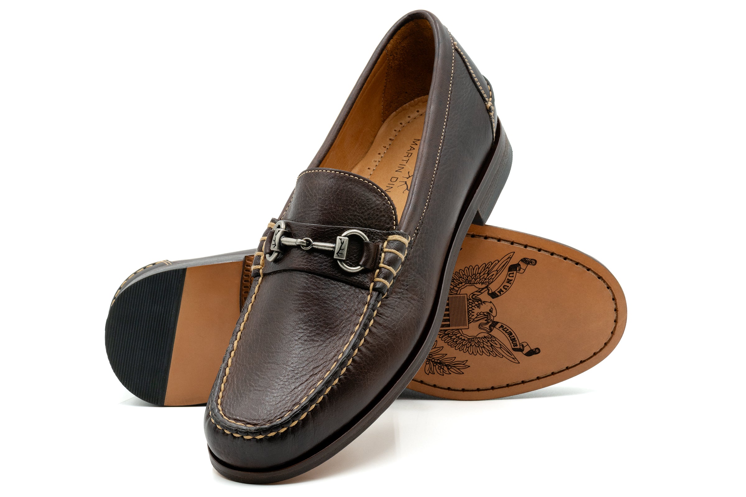 Dawson Saddle Leather Sneakers - Whiskey | Martin Dingman