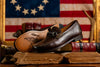 All American Saddle Leather Horse Bit Loafers - Walnut